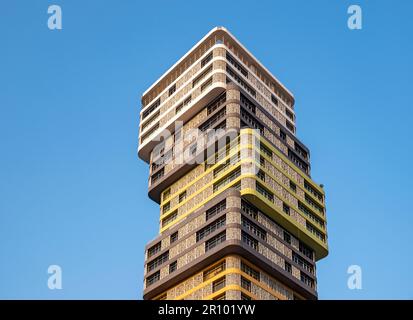 Marina Twin Tower Bürogebäude, Lusail, Doha, Katar Stockfoto