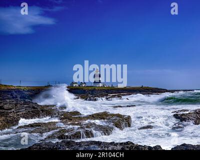 Hook Head Lighthouse, Churchtown, County Wexford, Irland Stockfoto