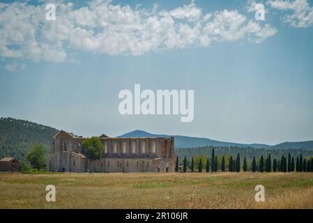 Abbazia di San Galgano Stockfoto