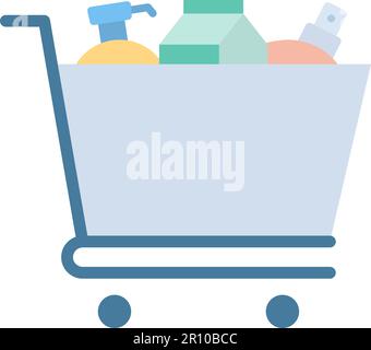 Vektorbild des Symbols für Einkaufsartikel. Geeignet für mobile Apps, Web-Apps und Printmedien. Stock Vektor