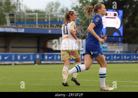 London, Großbritannien. 10. Mai 2023. Kingsmeadow, Vereinigtes Königreich, 10. Mai 2023 Captain Magdalena Eriksson (16 Chelsea) während eines Spiels in der Barclays Women's Super League zwischen Chelsea und Leicester bei Kingsmeadow in London, 10. Mai 2023, Vereinigtes Königreich (Bettina Weissensteiner/SPP) Kredit: SPP Sport Press Photo. Alamy Live News Stockfoto