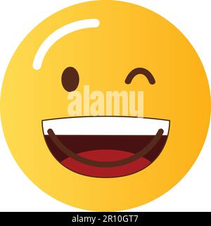 Vektorbild des Winkelgesichtssymbols. Geeignet für mobile Apps, Web-Apps und Printmedien. Stock Vektor