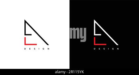 Modernes und cooles EA-Initialen-Logo Stock Vektor