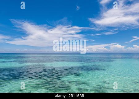 seascape von oslob auf cebu Island, philippinen Stockfoto