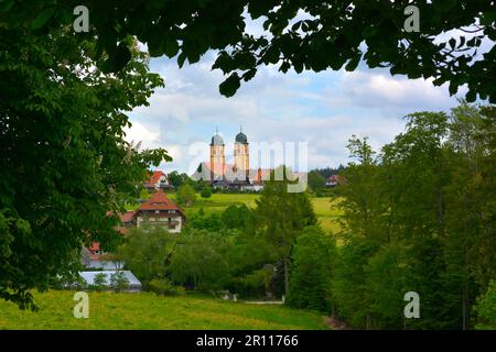 Schwarzwald, Baden-Württemberg, Oberer Schwarzwald, Kirche in St. Maergen Stockfoto