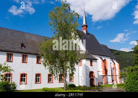 Das St. Nikolaus Hospital (kurz Cusanusstift) in Bernkastel-Kues ist die spätgotische Stiftung von Nikolaus von Kues Stockfoto