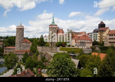 Blick auf die Altstadt von Bautzen Stockfoto