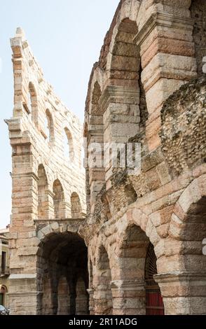 Das antike römische Amphitheater von Verona Italien, Verona, Venetien, Italien Stockfoto