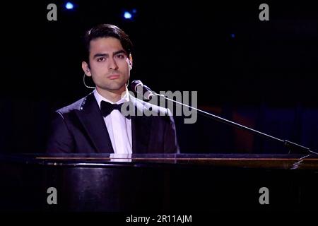 Rom, Italien. 10. Mai 2023. Rom: Lumina-Studien. 68. Ausgabe der David di Donatello Awards. Fernsehen . Auf dem Foto: Matteo Bocelli Credit: Independent Photo Agency/Alamy Live News Stockfoto