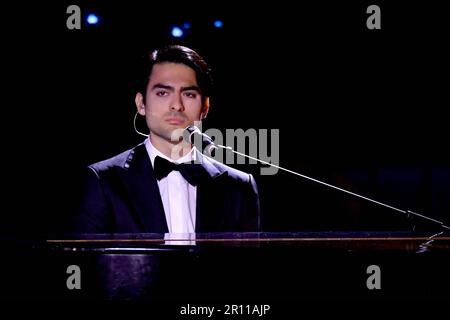 Rom, Italien. 10. Mai 2023. Rom: Lumina-Studien. 68. Ausgabe der David di Donatello Awards. Fernsehen . Auf dem Foto: Matteo Bocelli Credit: Independent Photo Agency/Alamy Live News Stockfoto