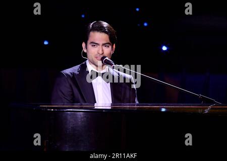 Rom, Italien. 10. Mai 2023. Rom: Lumina-Studien. 68. Ausgabe der David di Donatello Awards. Fernsehen . Auf dem Foto: Matteo Bocelli Credit: Independent Photo Agency/Alamy Live News Stockfoto