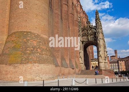 Albi, Kathedrale, Kathedrale von Saint cecile, Ste-Cecile-Kathedrale, Sainte Cecile-Kathedrale, Tarn, Midi-Pyrenäen, Frankreich Stockfoto