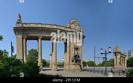 Charlottenburger Tor, Straße des 17. Juni, Charlottenburg, Berlin, Deutschland Stockfoto