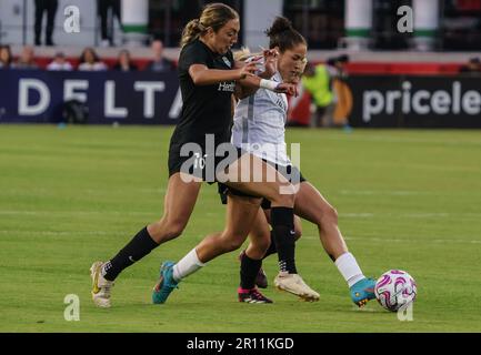 WASHINGTON, DC, USA. 10. Mai 2023. Während eines NWSL Challenge Cup-Spiels zwischen dem Washington Spirit und dem Orlando Pride am 10. Mai 2023 auf dem Audi Field in Washington DC ( Kredit: tony quinn/Alamy Live News Stockfoto