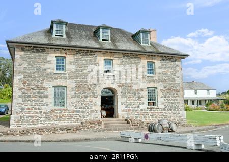 Kerikeri Neuseeland - März 3 2011; historisches Old Stone Store in Kerikeri Stockfoto