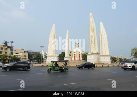 Das Demokratiemonument in Bangkok, Thailand. Stockfoto