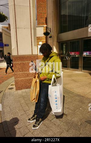 Atrium Shopping Centre in Watford, Großbritannien Stockfoto