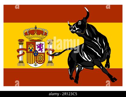 Willkommen in Spanien Stockfoto