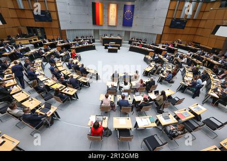 Berlin, Deutschland. 11. Mai 2023. Stellungnahme zur Plenartagung des Berliner Repräsentantenhauses. Kredit: Joerg Carstensen/dpa/Alamy Live News Stockfoto