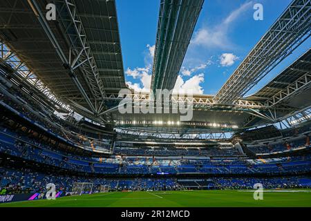 Madrid, Spanien. Kredit: D. 9. Mai 2023. Santiago Bernabeu Stadion (Real) Fußball/Fußball : UEFA Champions League Halbfinale mit 1. Beinen zwischen Real Madrid 1-1 Manchester City im Estadio Santiago Bernabeu in Madrid, Spanien. Kredit: D .Nakashima/AFLO/Alamy Live News Stockfoto