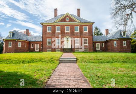 Montpelier Mansion, Museum in South Laurel, Maryland Stockfoto