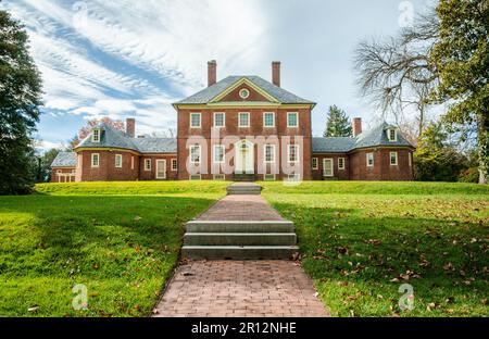 Montpelier Mansion, Museum in South Laurel, Maryland Stockfoto