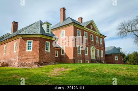 Montpelier Mansion, Museum in South Laurel, Maryland Stockfoto