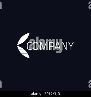 Abstraktes Logo, das Buchstaben ähnelt und sich für Industrieunternehmen eignet. Stock Vektor