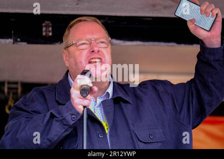 Victoria Square, Birmingham. 2. Okt. 2022. Großbritannien ist gebrochen / genug ist genug Protest bei der Konservativen Partei Konf. Credit Mark Lear/Alamy Live News Stockfoto