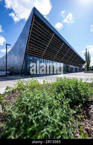 Riga, Lettland. 11. Mai 2023. Daugava Arena Trainingshalle, in der die tschechische Nationalhockeymannschaft trainiert, 11. Mai 2023, Riga. Kredit: David Tanecek/CTK Photo/Alamy Live News Stockfoto