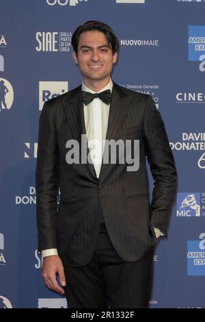 Italien, Rom, 10. Mai 2023. 68. David di Donatello Roter Teppich abgebildet: Matteo Bocelli Foto © Fabio Mazzarella/Sintesi/Alamy Live News Stockfoto