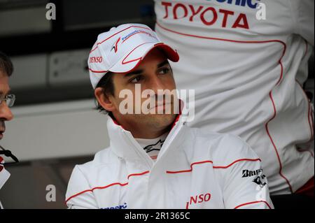 Timo Glock, Panasonic Toyota Racing, Formel 1 Grand Prix von Deutschland auf dem Nürburgring 10,7.2009. Stockfoto