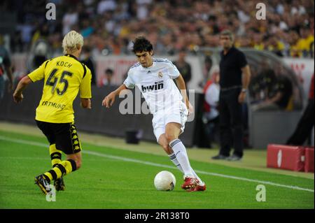 Kaka Aktion Fußball Freundschaftsspiel Borussia Dortmund - Real Madrid 0:5. 19,8.2009. Stockfoto