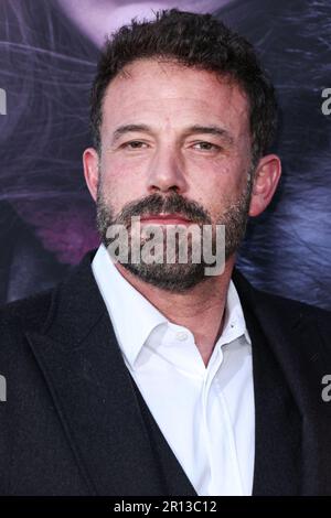 WESTWOOD, LOS ANGELES, KALIFORNIEN, USA - MAI 10: Der amerikanische Schauspieler und Filmemacher Ben Affleck trifft am 10. Mai 2023 im Regency Village Theater in Westwood, Los Angeles, Kalifornien, USA auf der Premiere von Netflix's „The Mother“ in Los Angeles ein. (Foto von Xavier Collin/Image Press Agency) Stockfoto