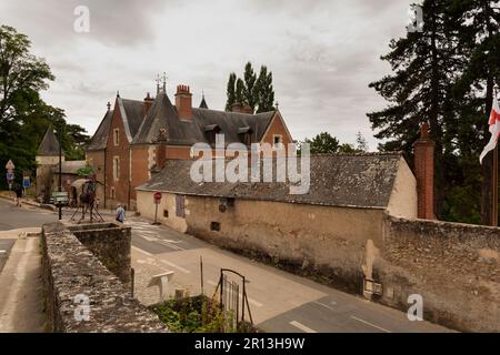 Château du Clos Lucé (15h. Jahrhundert). Amboise-Gemeinde im Departement Indre-et-Loire. Loire-Tal. Frankreich Stockfoto