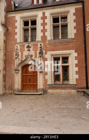 Château du Clos Lucé (15h. Jahrhundert). Amboise-Gemeinde im Departement Indre-et-Loire. Loire-Tal. Frankreich Stockfoto