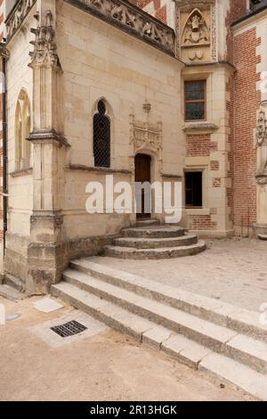 Château du Clos Lucé (15h. Jahrhundert). Amboise-Gemeinde im Departement Indre-et-Loire. Loire-Tal. Frankreich Stockfoto