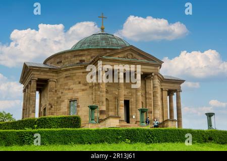 Grabkapelle am Württemberg. Die Grabkapelle in Stuttgart-Rotenberg wurde von König Wilhelm I. von Württemberg zwischen 1820 und 1824 als Zeichen erbaut Stockfoto