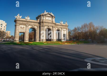 Puerta de Alcala - Madrid, Spanien Stockfoto