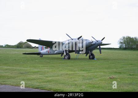 De Havilland, Mosquito NF Mk II, HJ711, East Kirkby, Lincolnshire, England, Vereinigtes Königreich. Stockfoto