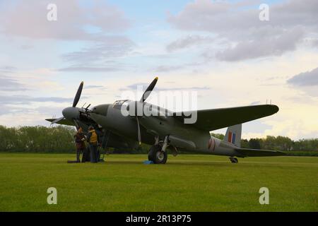 De Havilland, Mosquito NF Mk II, HJ711, East Kirkby, Lincolnshire, England, Vereinigtes Königreich. Stockfoto