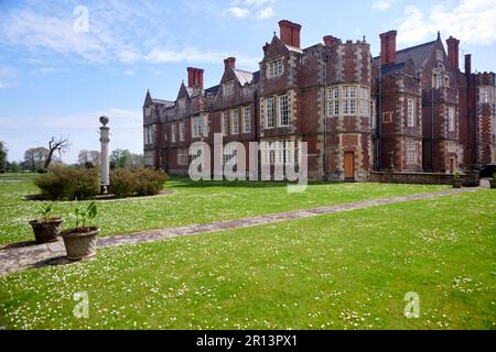 Burton Agnes Hall, ein hervorragendes elisabethanisches Herrenhaus aus dem 17. Jahrhundert im East Riding of Yorkshire, England, Großbritannien Stockfoto