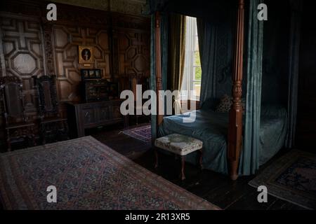 Das Innere der Burton Agnes Hall, einem herrlichen elisabethanischen Herrenhaus aus dem 17. Jahrhundert im East Riding of Yorkshire, England, Großbritannien. Stockfoto