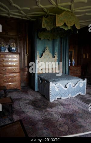 Das Innere der Burton Agnes Hall, einem herrlichen elisabethanischen Herrenhaus aus dem 17. Jahrhundert im East Riding of Yorkshire, England, Großbritannien. Stockfoto