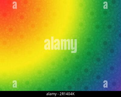 Rainbow, PRIDE, Gay, LGBTQ-Hintergrundstruktur für Hintergrundbilder, Desktop. Hübsches, handgezeichnetes Mandala-Design. Stockfoto