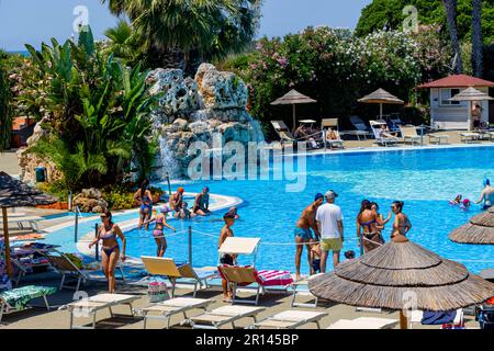 Esperia Palace Hotel - Lido Marini, Salento, Apulien, Italien Stockfoto