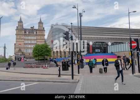 Bahnhof Liverpool Lime Street am 11. Mai 2023 in Liverpool, England. Kredit: SMP News / Alamy Live News Stockfoto