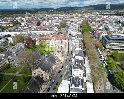 Cheltenham Ladies' College Gloucestershire UK Drohne aus der Vogelperspektive Stockfoto