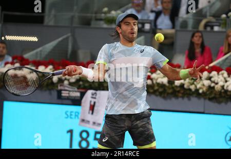 Borna Ćorić von Kroatien während der Mutua Madrid Open 2023, ATP Masters 1000 Tennis Turnier am 3. Mai 2023 bei Caja Magica in Madrid, Spanien - Photo Laurent Lairys / DPPI Stockfoto
