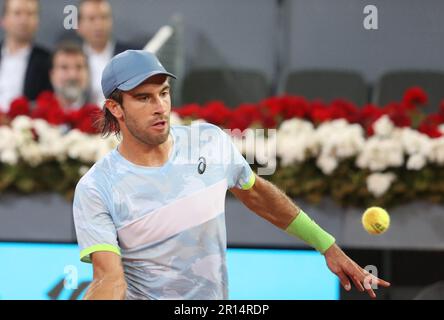 Borna Ćorić von Kroatien während der Mutua Madrid Open 2023, ATP Masters 1000 Tennis Turnier am 3. Mai 2023 bei Caja Magica in Madrid, Spanien - Photo Laurent Lairys / DPPI Stockfoto